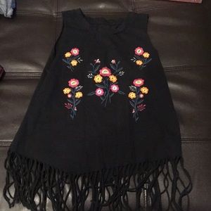 A flower tank top